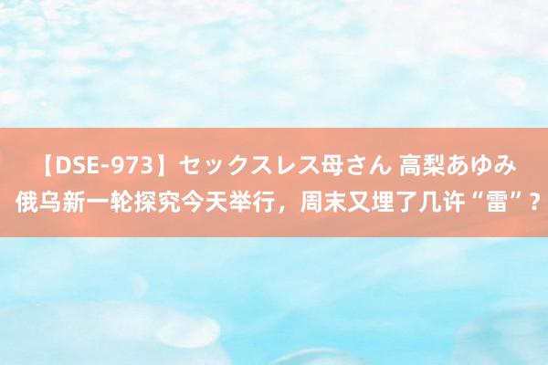 【DSE-973】セックスレス母さん 高梨あゆみ 俄乌新一轮探究今天举行，周末又埋了几许“雷”？