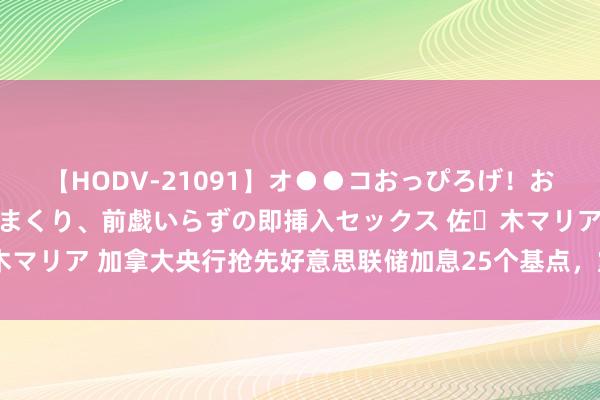 【HODV-21091】オ●●コおっぴろげ！お姉ちゃん 四六時中濡れまくり、前戯いらずの即挿入セックス 佐々木マリア 加拿大央行抢先好意思联储加息25个基点，露出还将屡次加息