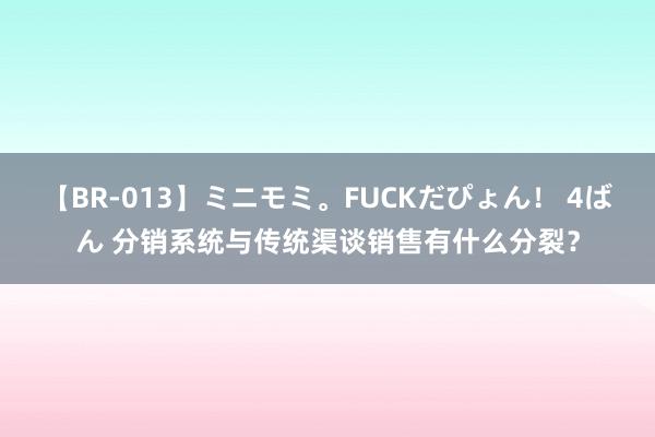 【BR-013】ミニモミ。FUCKだぴょん！ 4ばん 分销系统与传统渠谈销售有什么分裂？