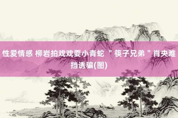 性爱情感 柳岩拍戏戏耍小青蛇 ＂筷子兄弟＂肖央难挡诱骗(图)